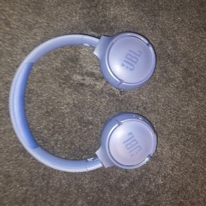 JBL blue headphones